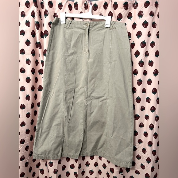 White Stag Dresses & Skirts - Y2K Khaki Maxi Skirt